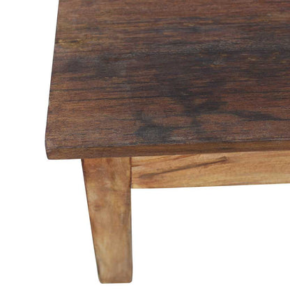 Coffee Table Various shades of brown Solid mahogany wood Medium