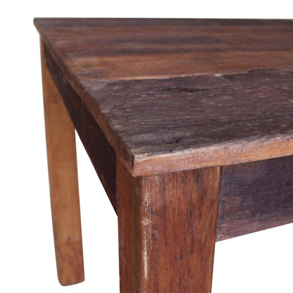 Dining Table Various shades of brown Mixed recycled wood Medium