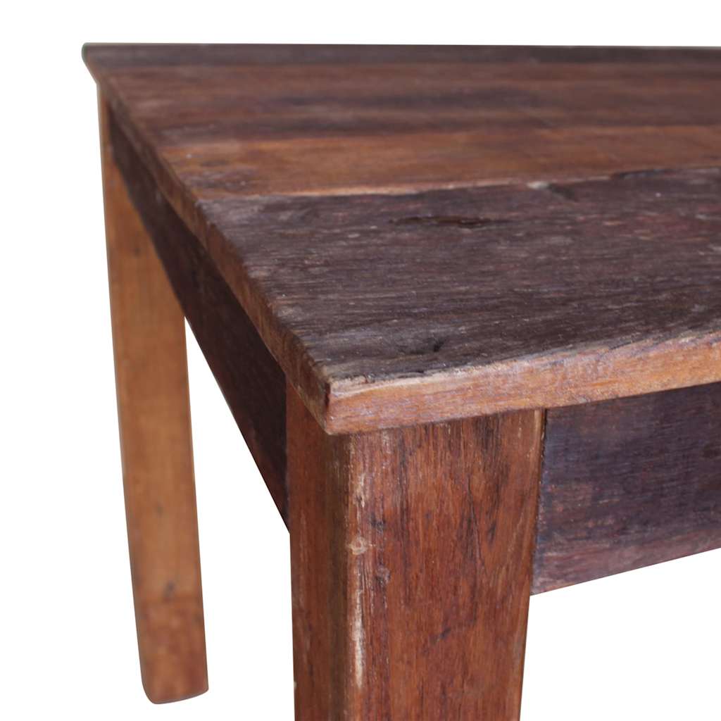 Dining Table Various shades of brown Mixed recycled wood Medium