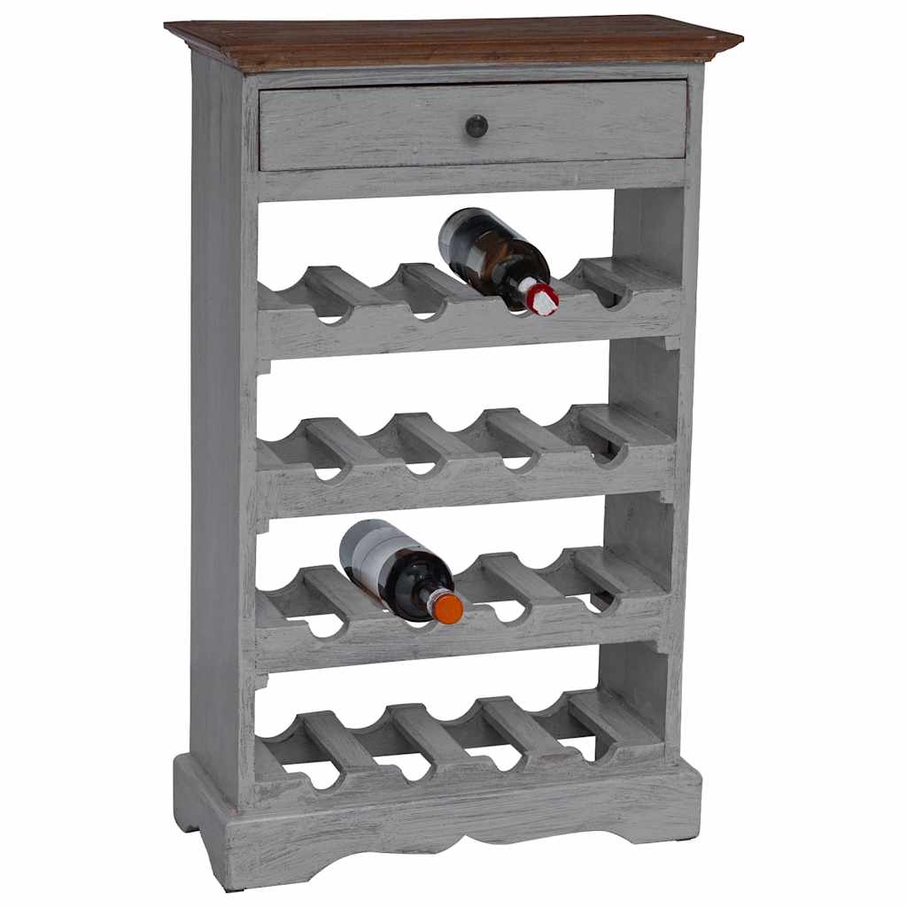 Wine Rack Solid Mahogany Wood 21.7"x9.1"x33.5"