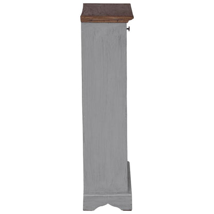 Wine Rack Solid Mahogany Wood 21.7"x9.1"x33.5"