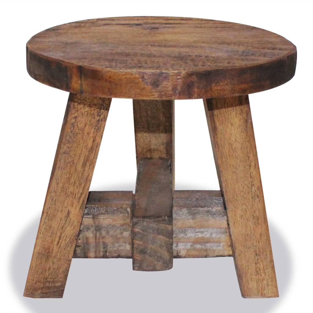 Stool Varies Solid mahogany wood Compact Durable Stool Round