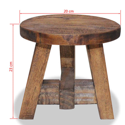 Stool Varies Solid mahogany wood Compact Durable Stool Round