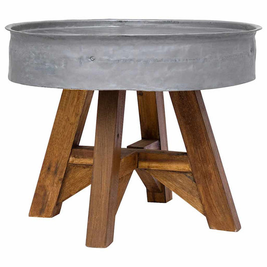 Coffee Table Silver and brown