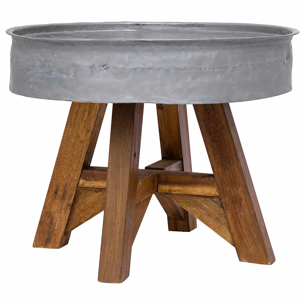 Coffee Table Silver and brown