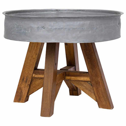 Coffee Table Silver and brown