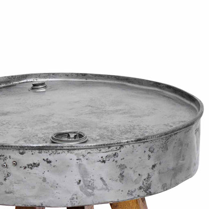 Coffee Table Silver and brown