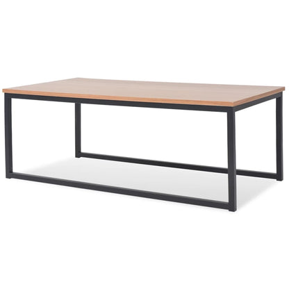 Side Table Set of 3 Brown and black