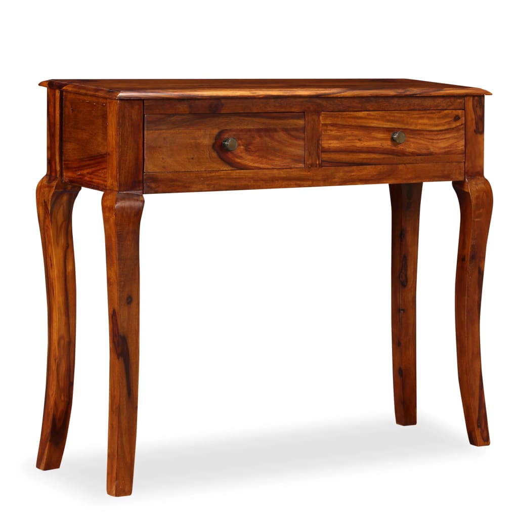 Console Table Acacia Wood Natural Solid Acacia Wood Medium
