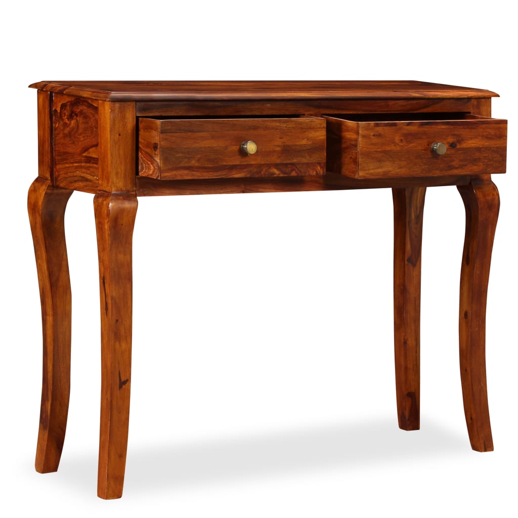 Console Table Acacia Wood Natural Solid Acacia Wood Medium