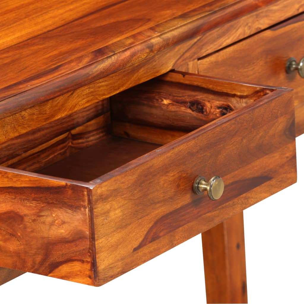 Console Table Acacia Wood Natural Solid Acacia Wood Medium