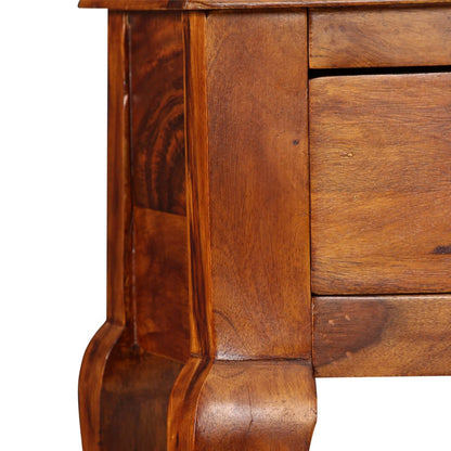 Console Table Acacia Wood Natural Solid Acacia Wood Medium