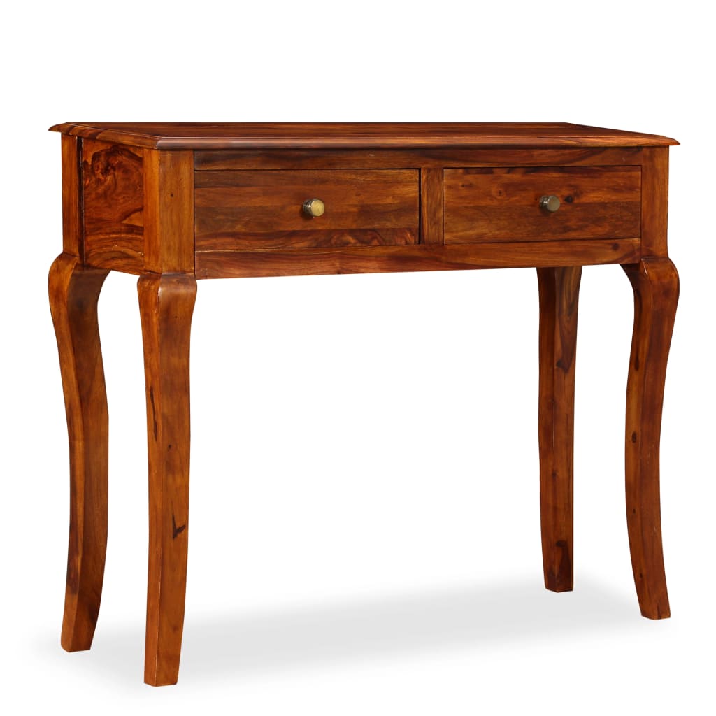 Console Table Acacia Wood Natural Solid Acacia Wood Medium