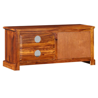 TV Stand Natural wood Solid Acacia wood Medium TV Stand