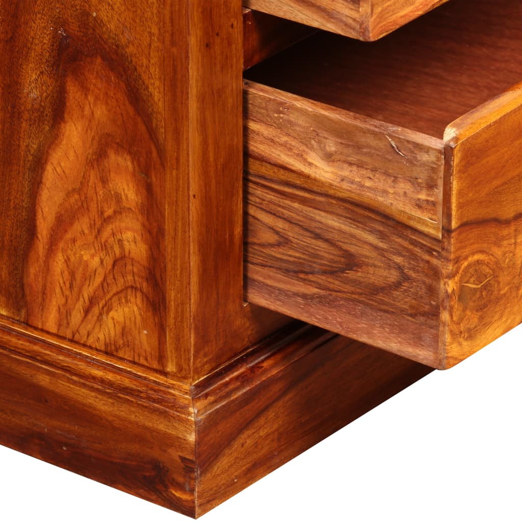 TV Stand Natural wood Solid Acacia wood Medium TV Stand