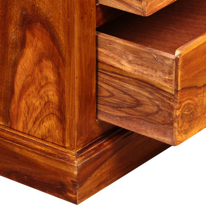 TV Stand Natural wood Solid Acacia wood Medium TV Stand