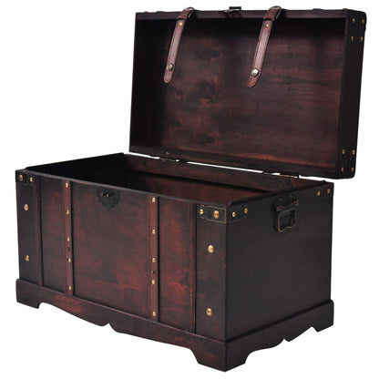 Chest Brown Wood and Engineered wood Large Portable Chest