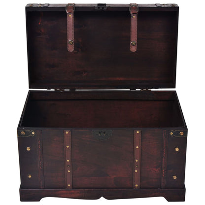 Chest Brown Wood and Engineered wood Large Portable Chest