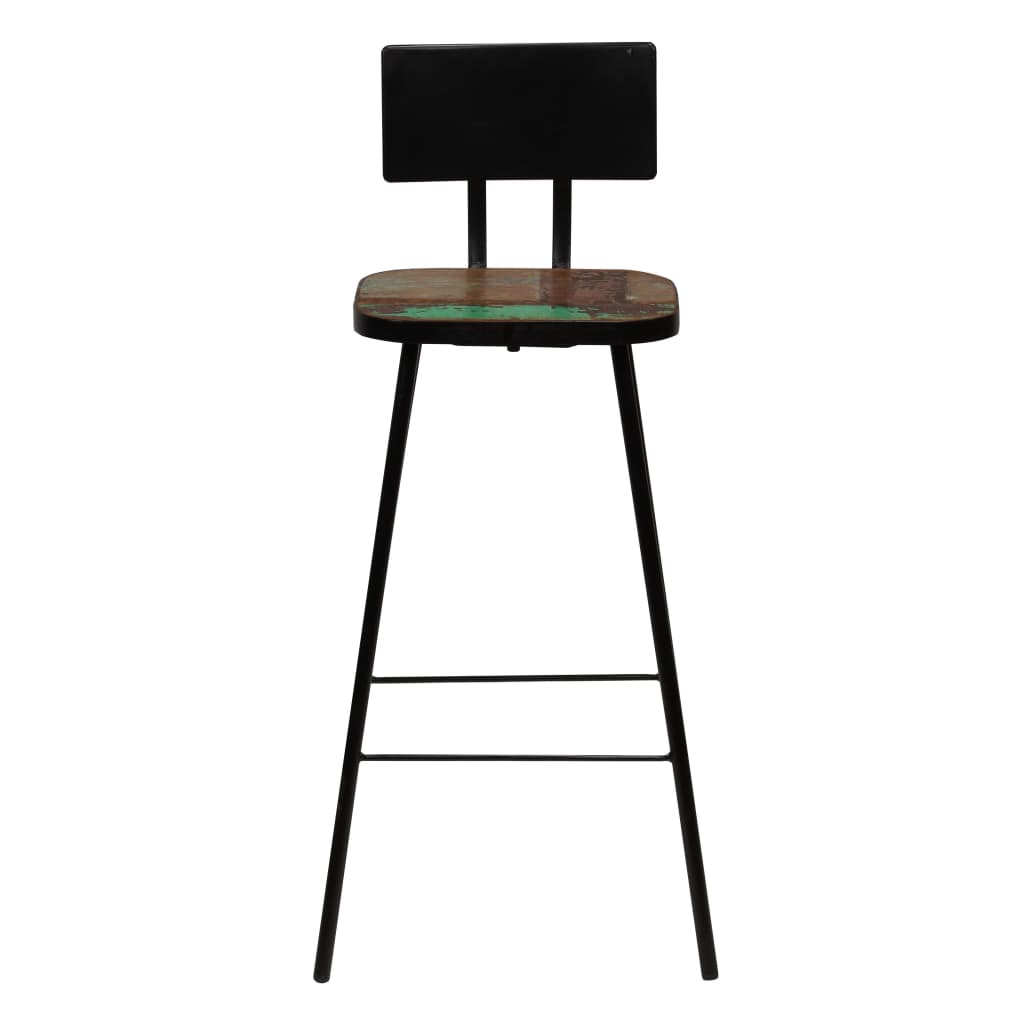 Bar Chair Set of 2 Multicolor