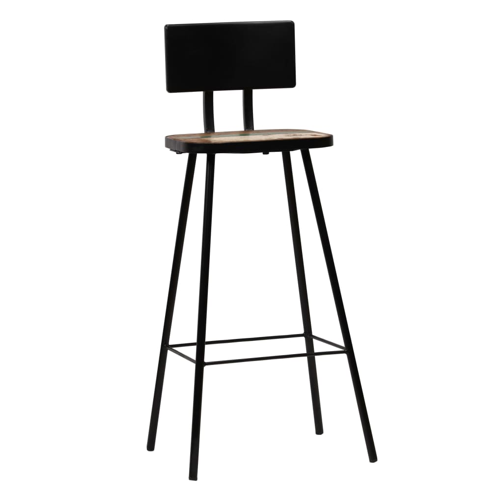 Bar Chair Set of 2 Multicolor