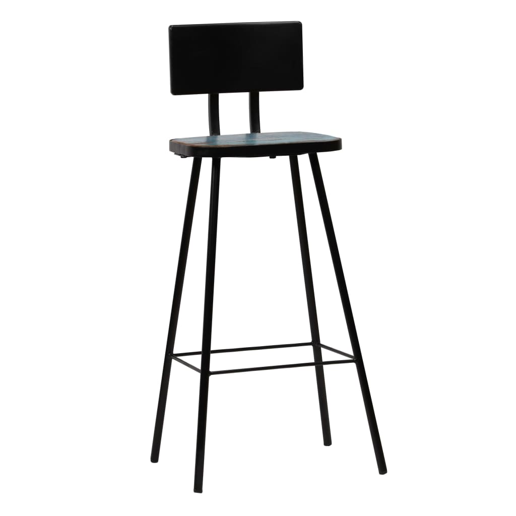 Bar Chair Set of 2 Multicolor