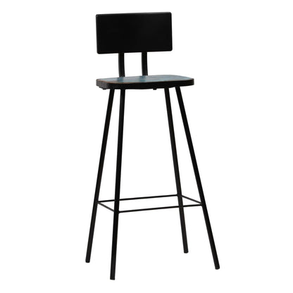 Bar Chair Set of 2 Multicolor