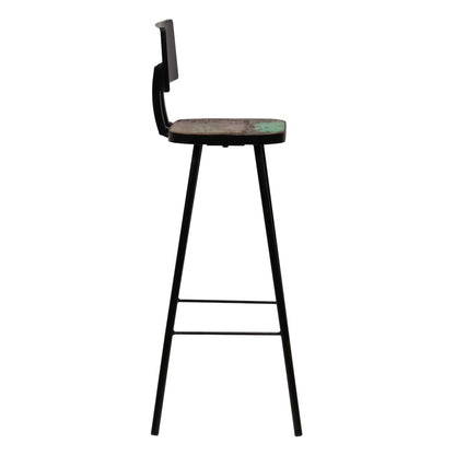 Bar Chair Set of 2 Multicolor