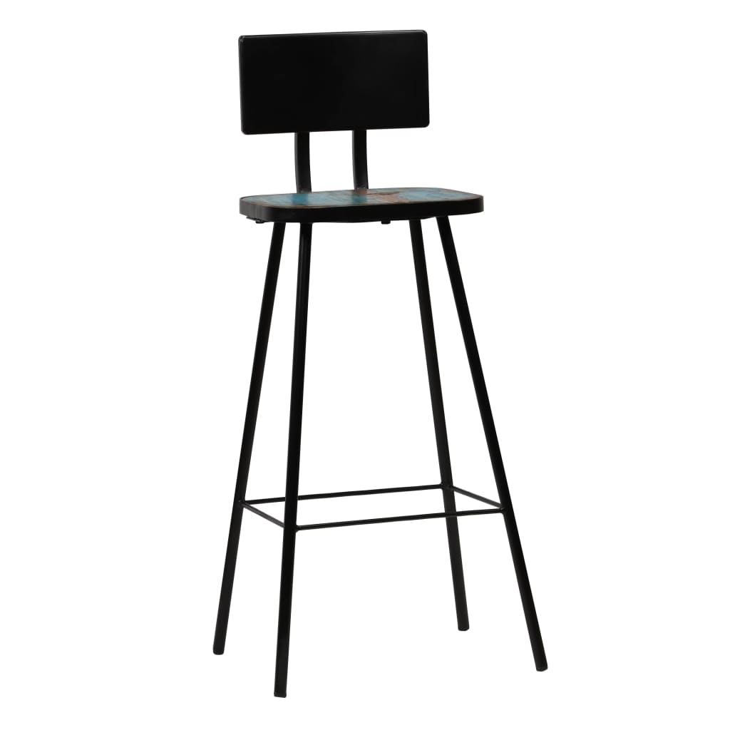 Bar Chair Set of 2 Multicolor
