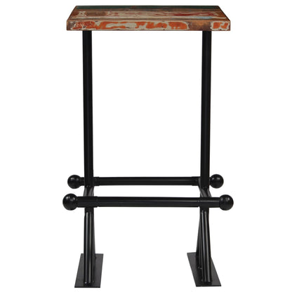 Bar Set Multicolour Solid Reclaimed Wood Medium Industrial