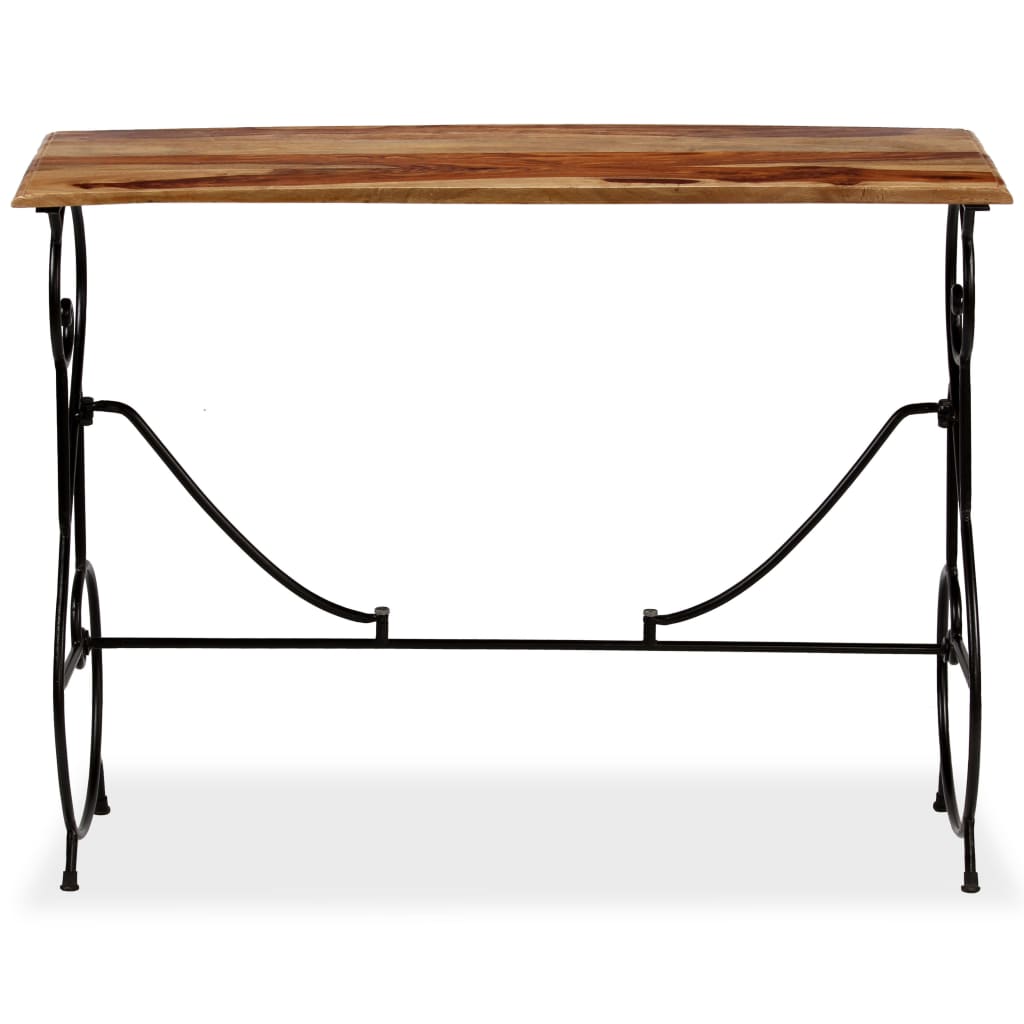 Console Table Honey Finish Acacia Wood