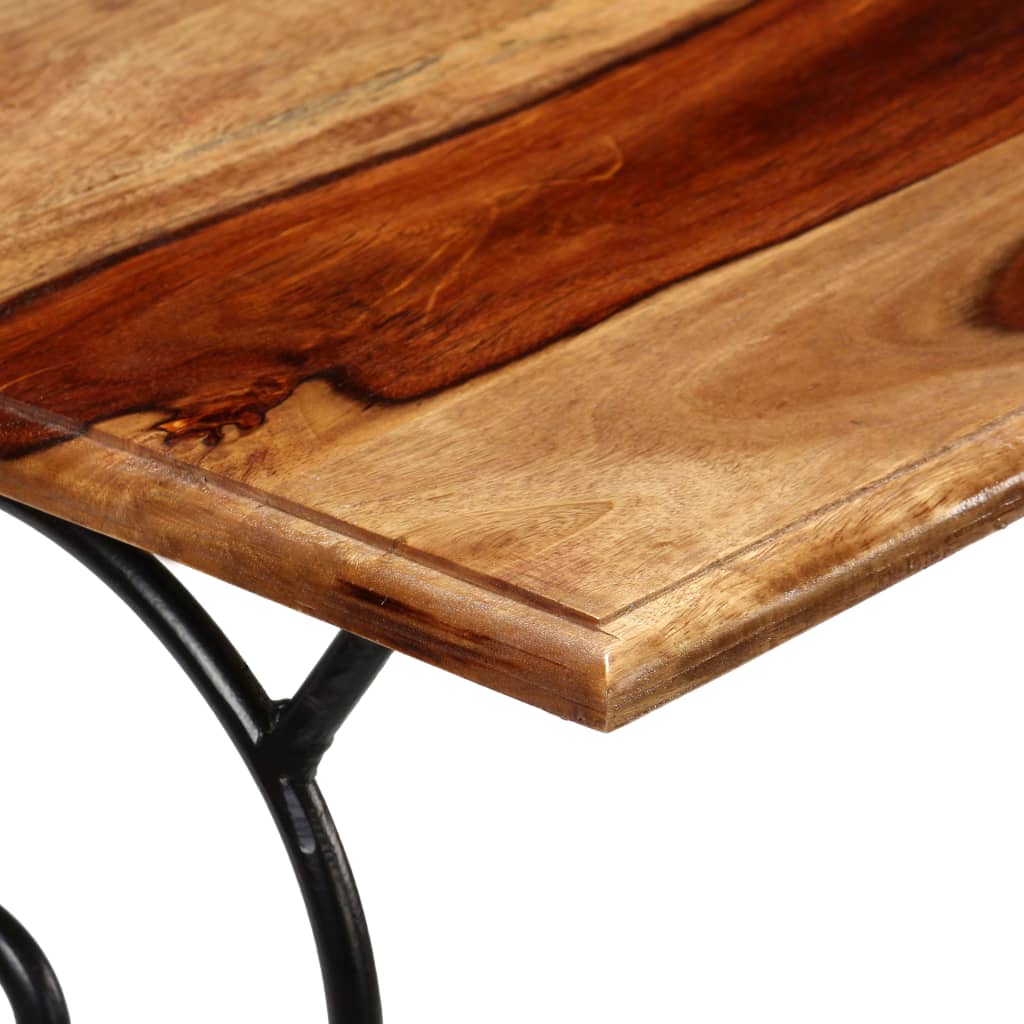 Console Table Honey Finish Acacia Wood