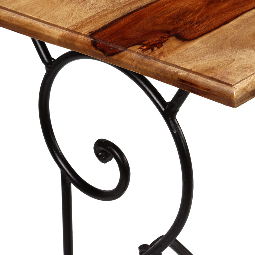 Console Table Honey Finish Acacia Wood