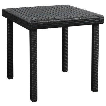 Sunlounger Set of 5 Black and cream white