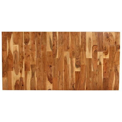 Dining Table Natural Wood, Black
