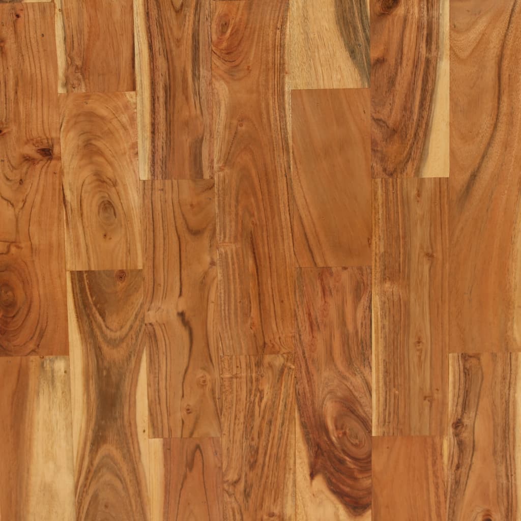 Dining Table Natural Wood, Black