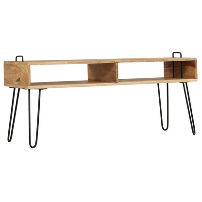 TV Stand Natural wood and black