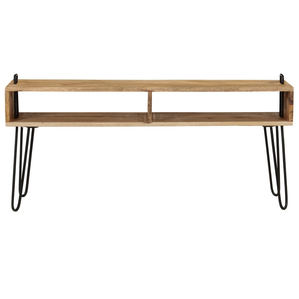 TV Stand Natural wood and black