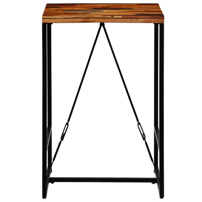 Bar Table Solid Reclaimed Wood 27.6"x27.6"x41.7"