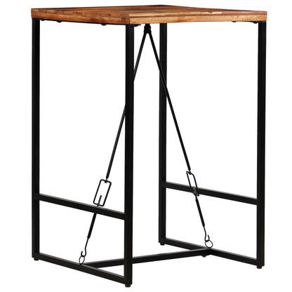 Bar Table Solid Reclaimed Wood 27.6"x27.6"x41.7"
