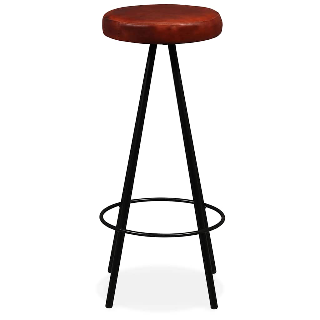 Bar Set Brown and Black Solid Reclaimed Wood Industrial Durable