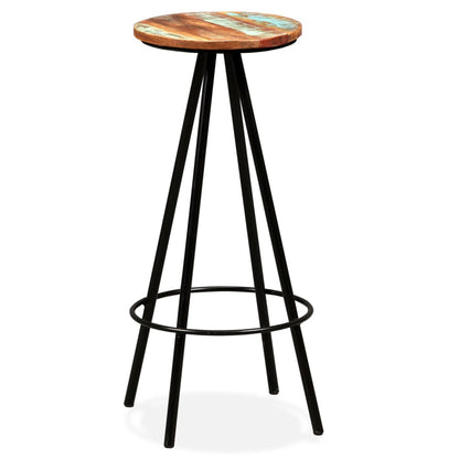 Bar Set Varied natural wood shades from reclaimed wood