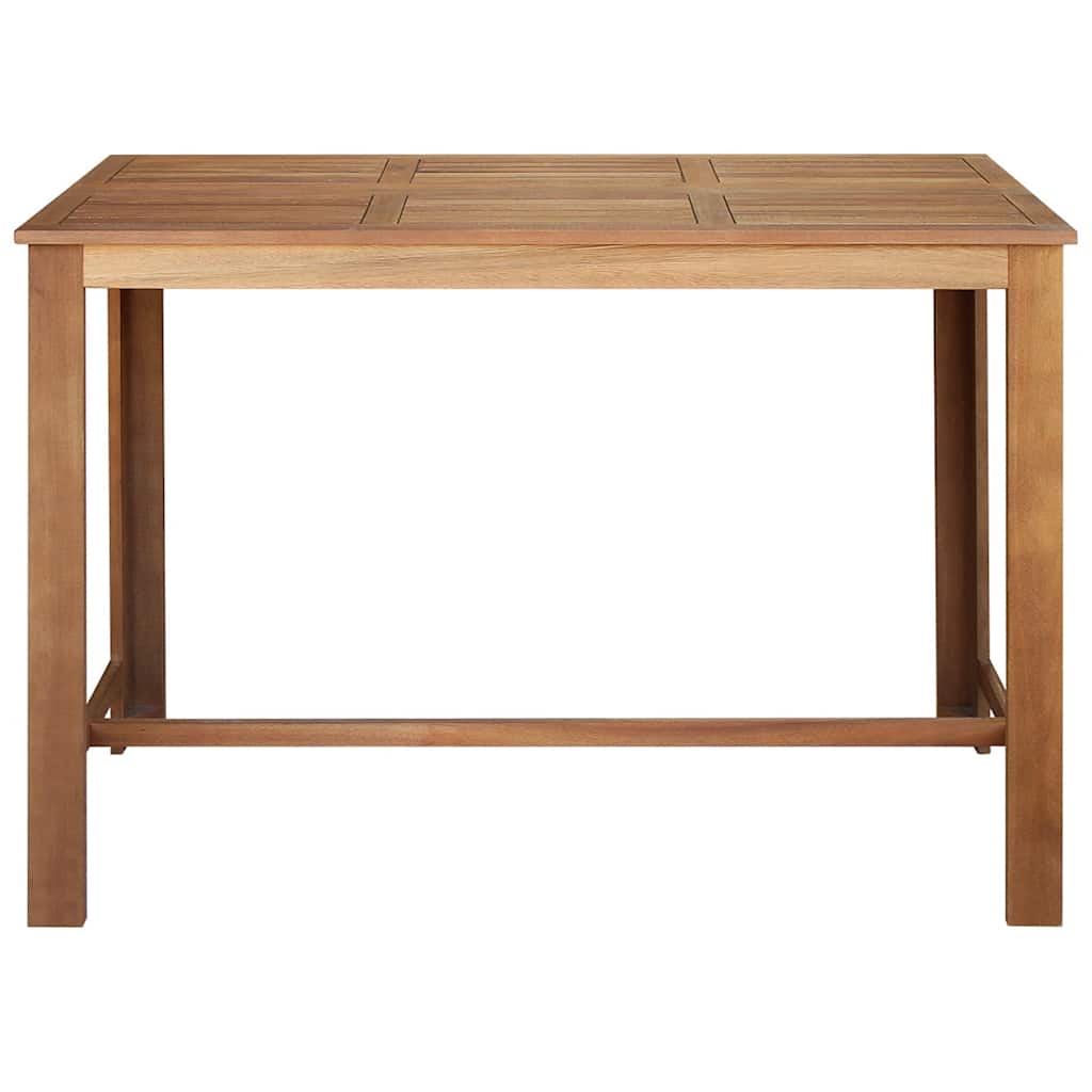 Bar Table Natural wood Solid acacia wood 59.1x27.6x41.3 in