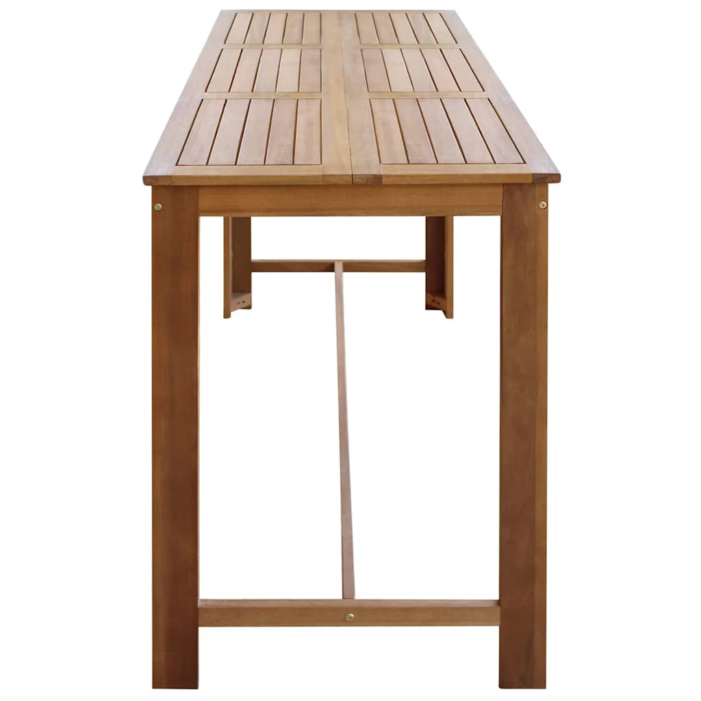 Bar Table Natural wood Solid acacia wood 59.1x27.6x41.3 in