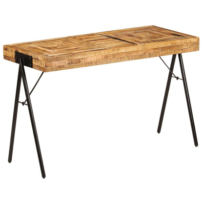 Writing Table Natural wood Solid mango wood, Steel Medium