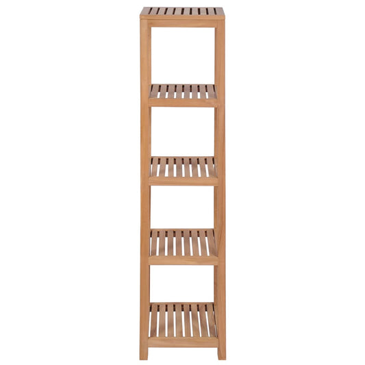 Storage Rack Natural Teak Solid Teak Wood Tall Storage Rack
