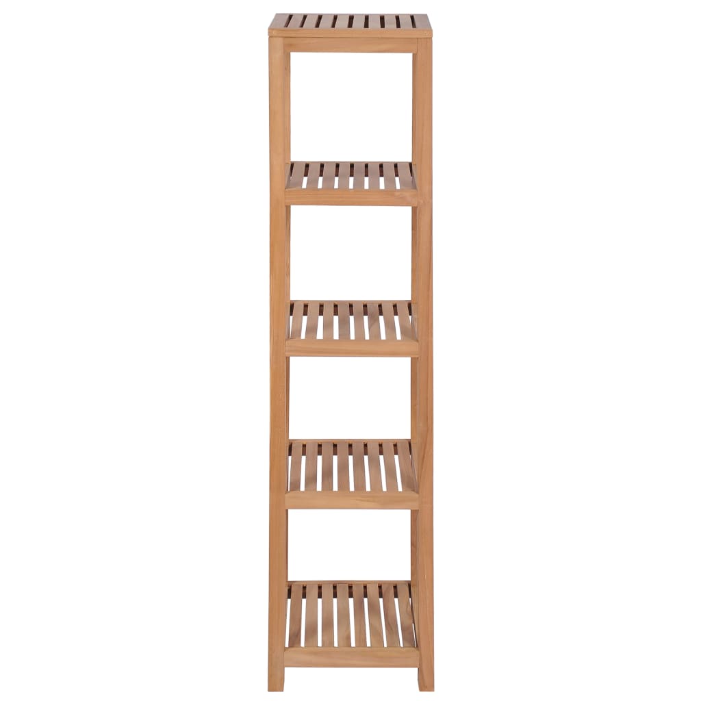 Storage Rack Natural Teak Solid Teak Wood Tall Storage Rack