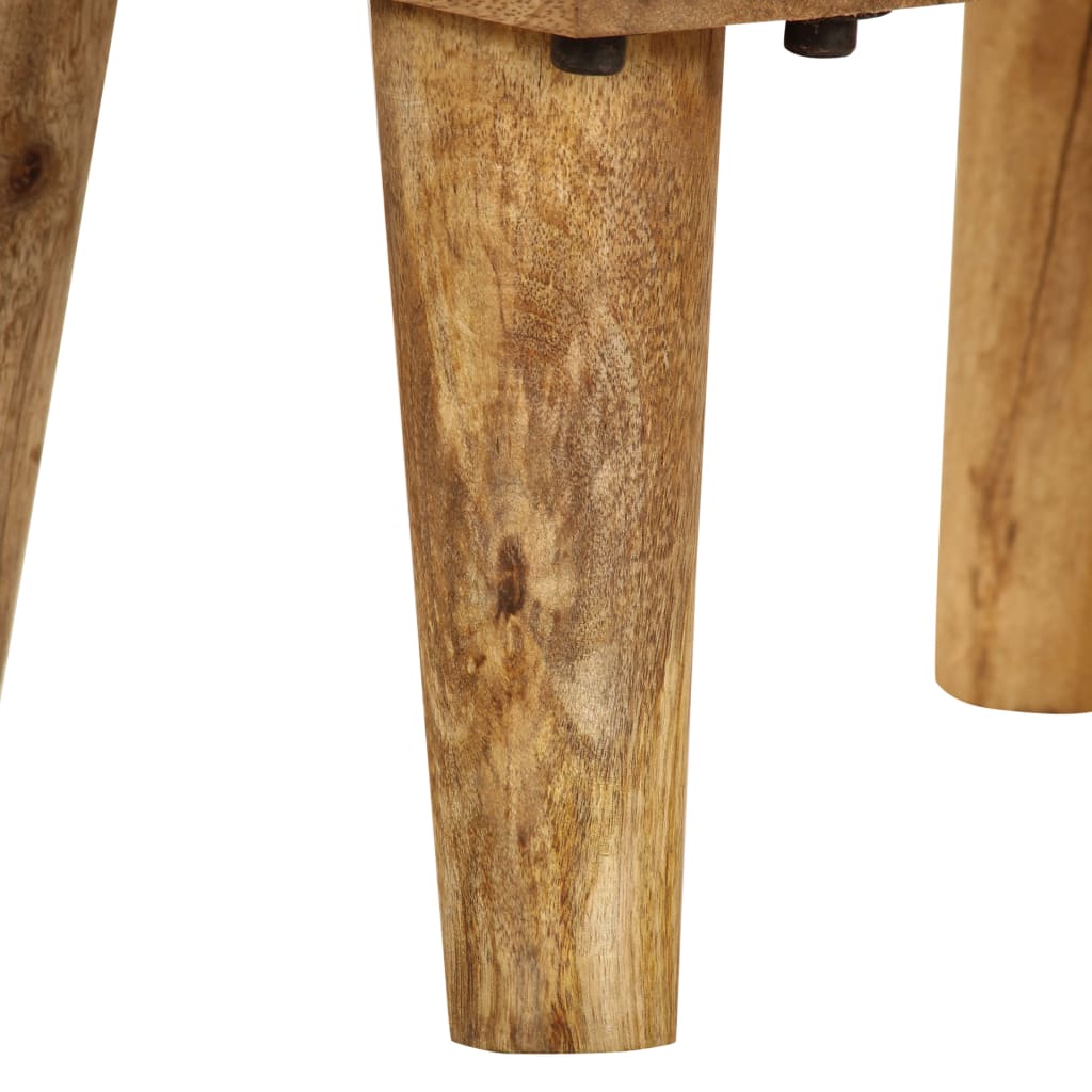 Bedside Cabinet Various shades of brown from natural mango wood