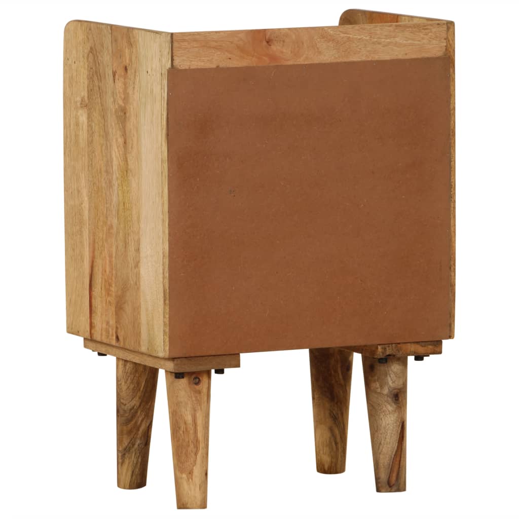 Bedside Cabinet Various shades of brown from natural mango wood