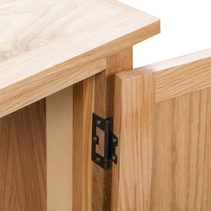 Corner Cabinet Brown Solid oak and MDF with oak veneer