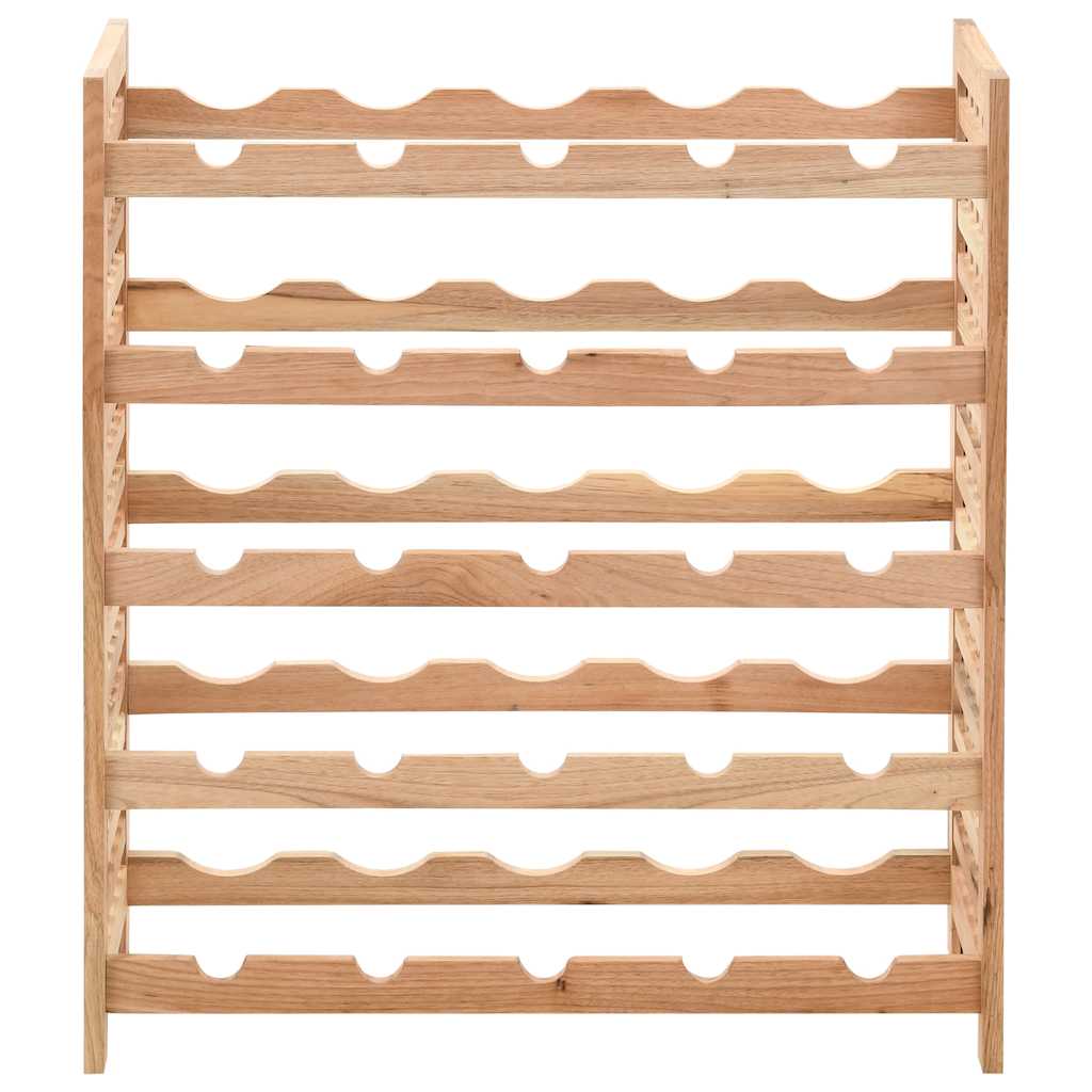 Wine Rack for 25 Bottles Solid Walnut Wood 24.8"x9.8"x28.7"
